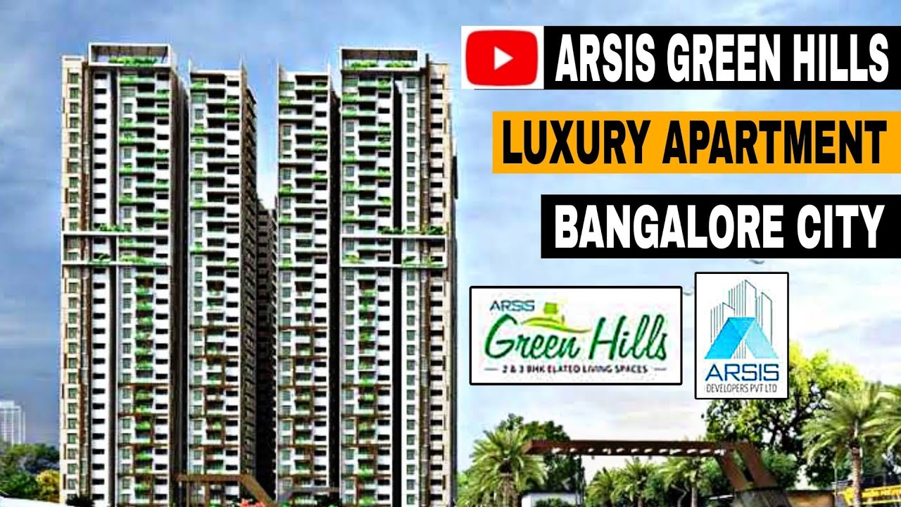 Arsis Green Hills Luxury Apartment | Bhattarahalli,Krishnarajapura, medahalli banglore #banglorecity