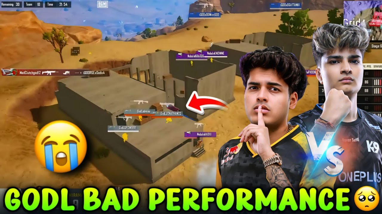 JONATHAN VS K9 SLUG 😳 GODL BAD PERFORMANCE 🥺 GODL TODAY BGIS ALL MATCHES HIGHLIGHT 💛 | GODL 