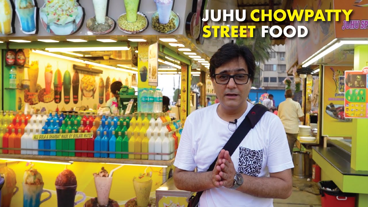 Juhu Beach Street Food Mumbai | Juhu Chowpatty Street Food | Mumbai Street Food | Chowpatty Ice Gola
