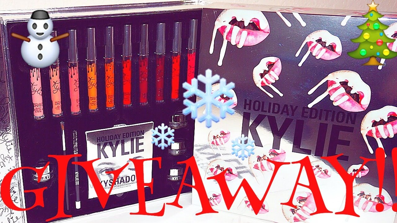Kylie Cosmetics Holiday Box GIVEAWAY(S) + Unboxing!!! CLOSED
