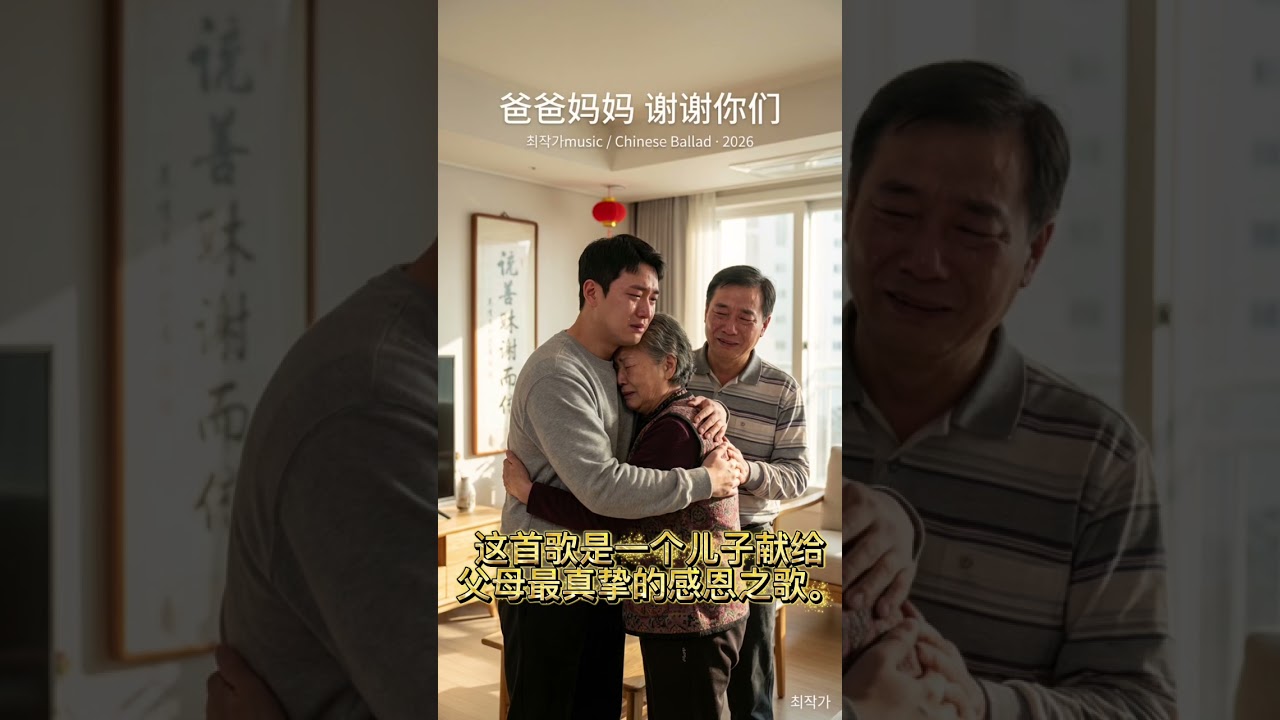 #爸爸妈妈谢谢你们 #최작가music #ChineseBallad