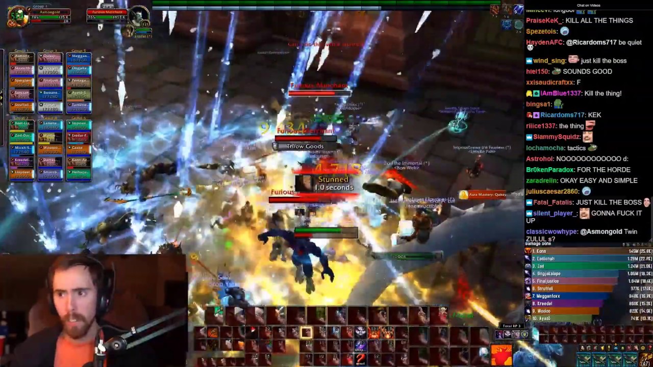 Asmongold's First Battle of Dazar'alor Raid | First Seven Bosses | Part 1