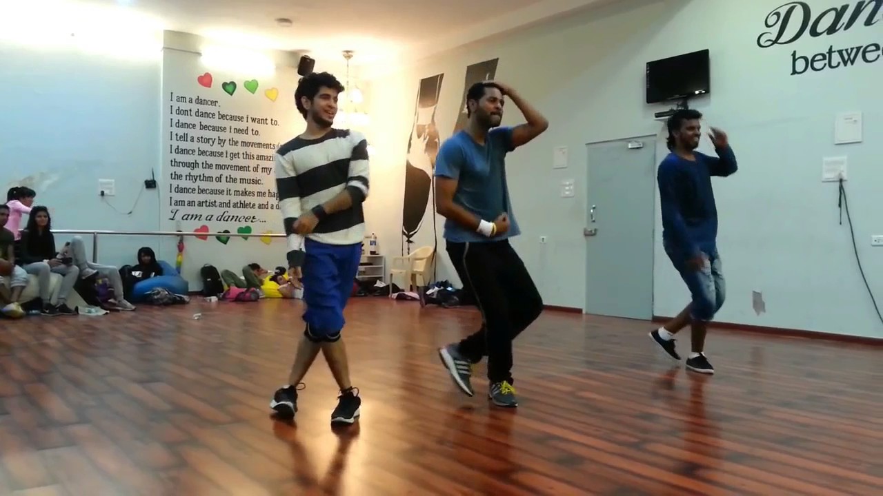 Dance practising prabhudeva sir and rahul N paul for happy hour song