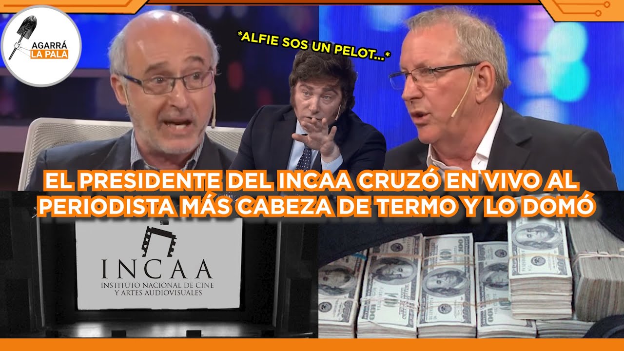 PRESIDENTE DEL INCAA DE MILEI CRUZÓ AL PERIODISTA MÁS CABEZA DE TERMO Y LO HUMILLÓ EN PLENO DEBATE