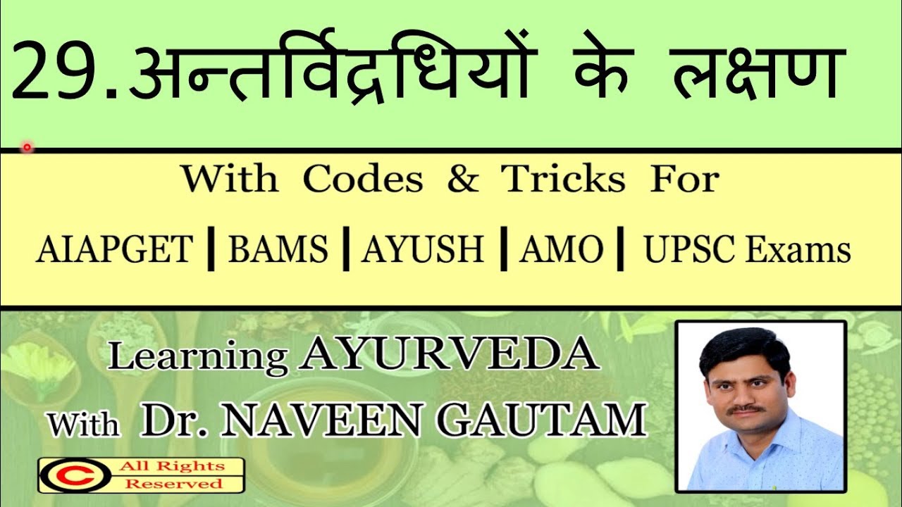 ANTAHVIDRADHI LUXNAS(अन्तर्विद्रधियों के लक्षण) FOR BAMS, AIAPGET ,UPSC WITH CODES AND TRICKS