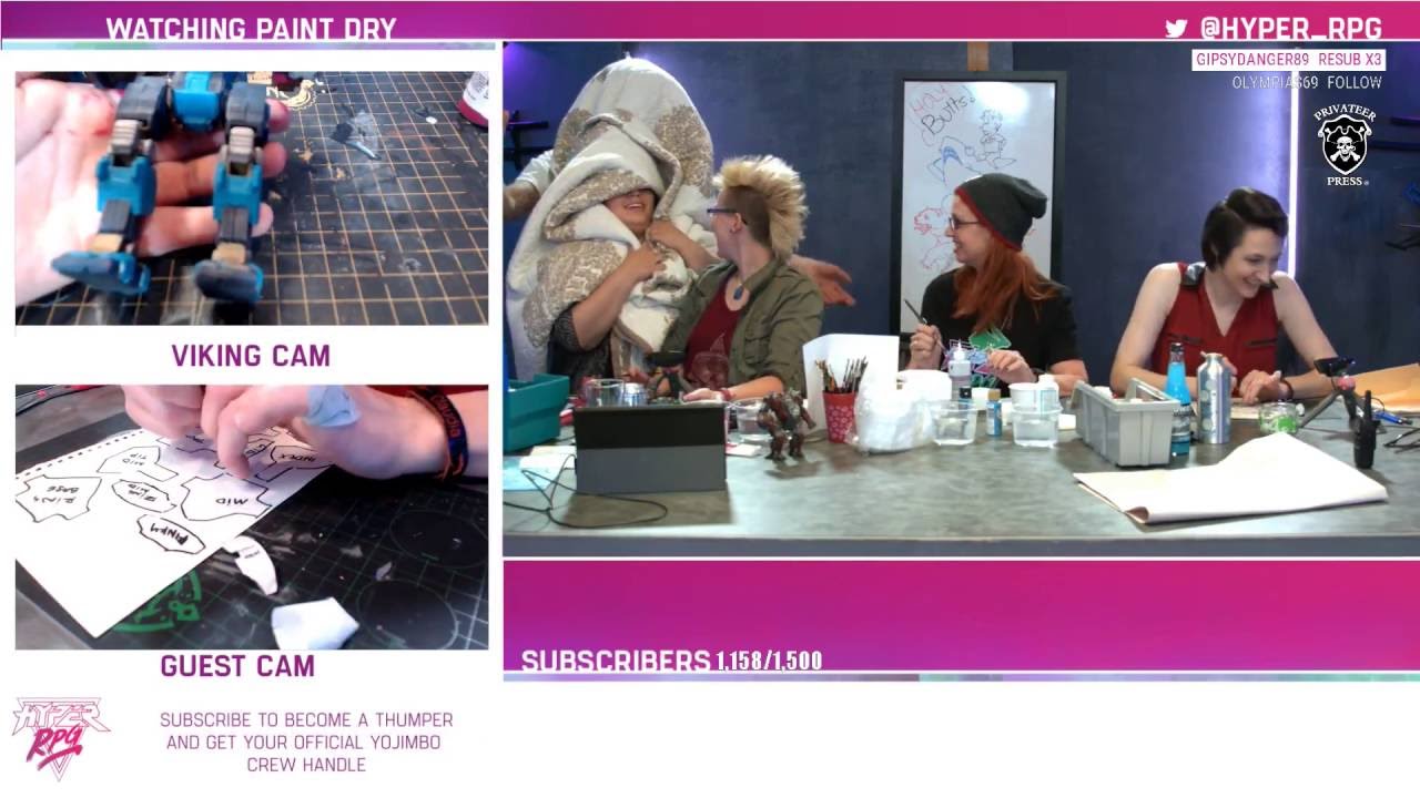 Watching Paint Dry | Viking_Lass, Claudia, and Zen_State