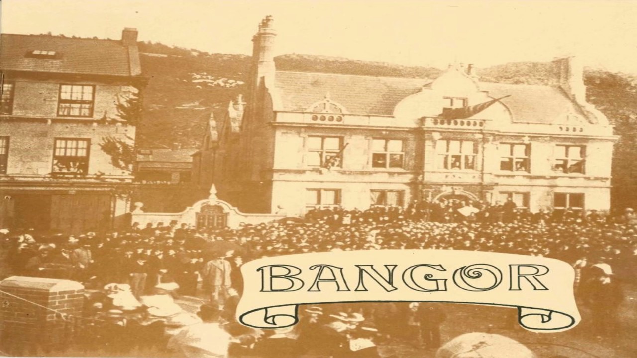 Photographs of Bangor, Gwynedd, late 1800's