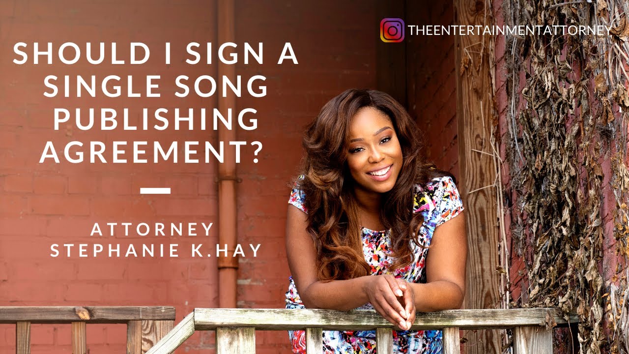 #MusicPublishing #EntertainmentAttorney #MusicBiz Should I Sign a Single Song Publishing Agreement?
