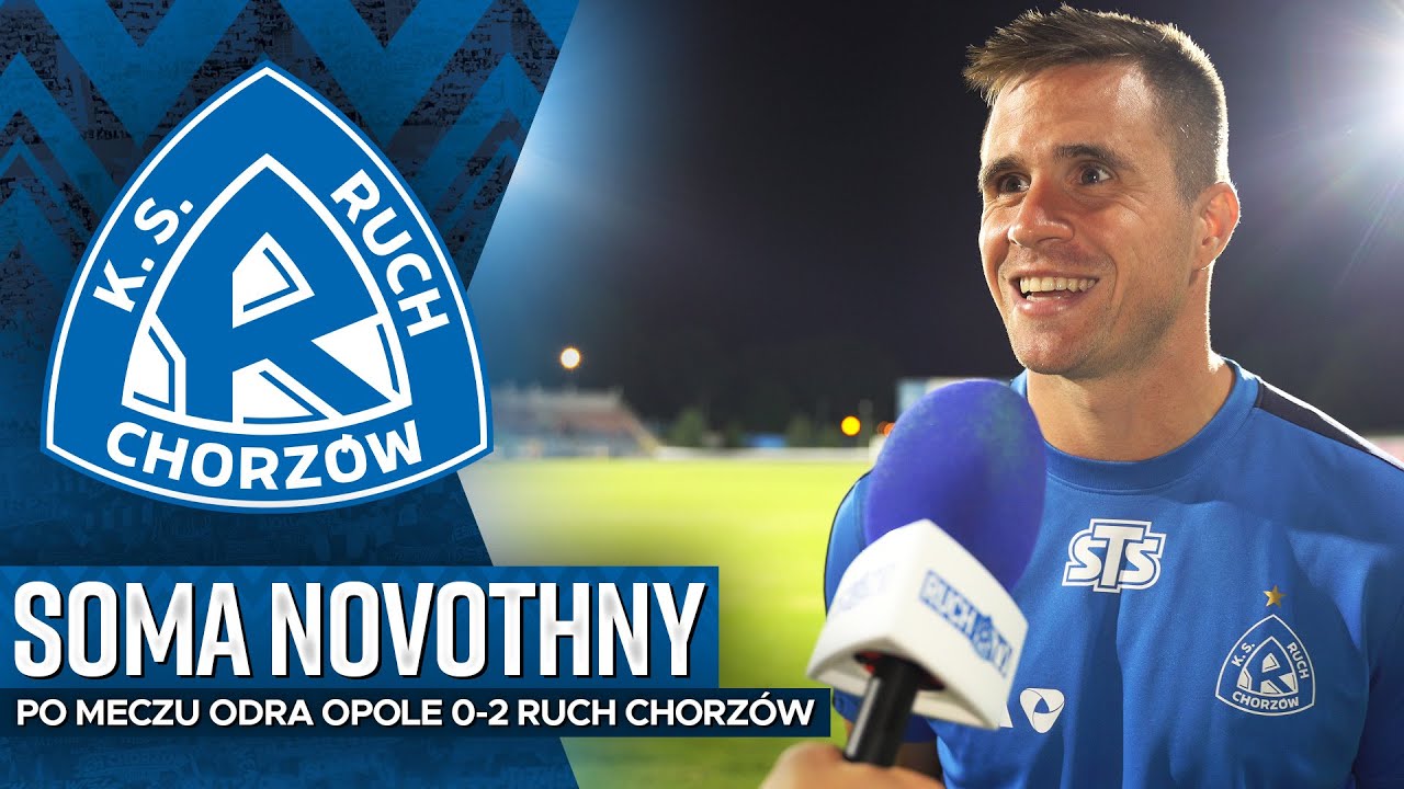 Soma Novothny po meczu Odra Opole 0-2 Ruch Chorz&oacute;w (19.07.2024)