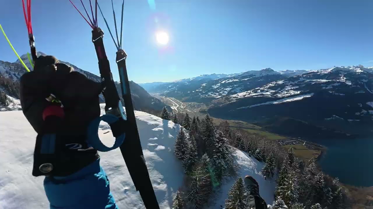 Speedflying winter line #speedflying
