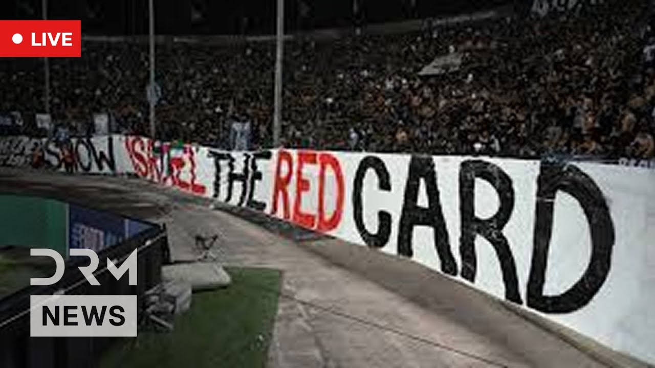 LIVE: Massive Protest in Udine Against Israeli Football Team Before Match | DRM News | AD1F