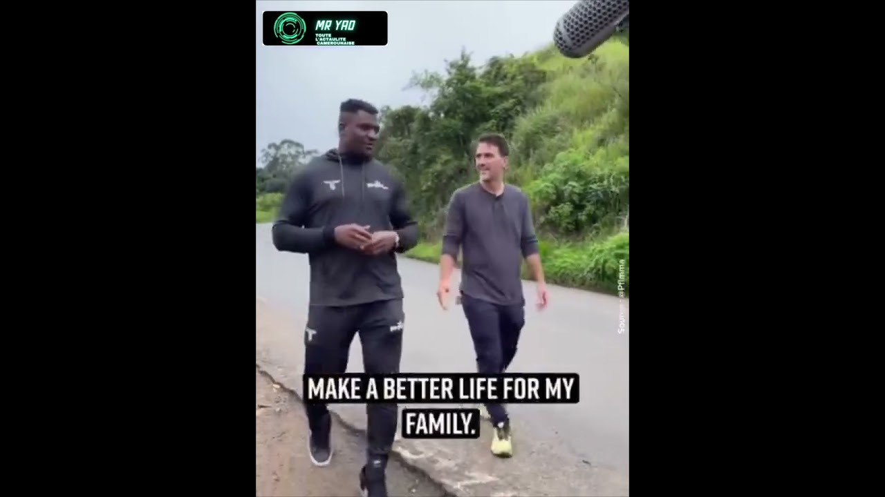 🔴FRANCIS NGANNOU AU CAMEROUN🇨🇲: LE PRÉDATEUR DE RETOUR PRÉSENTE SON VILLAGE «BÂTIÉ» À L’ÉQUIPE «PFL»