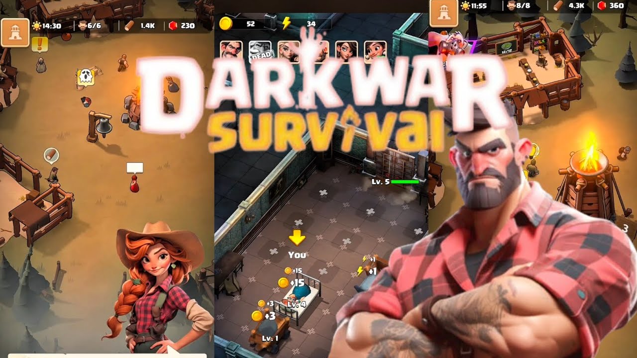 Dark war survival gameplay || Part 2 #darkwarsurvival 
