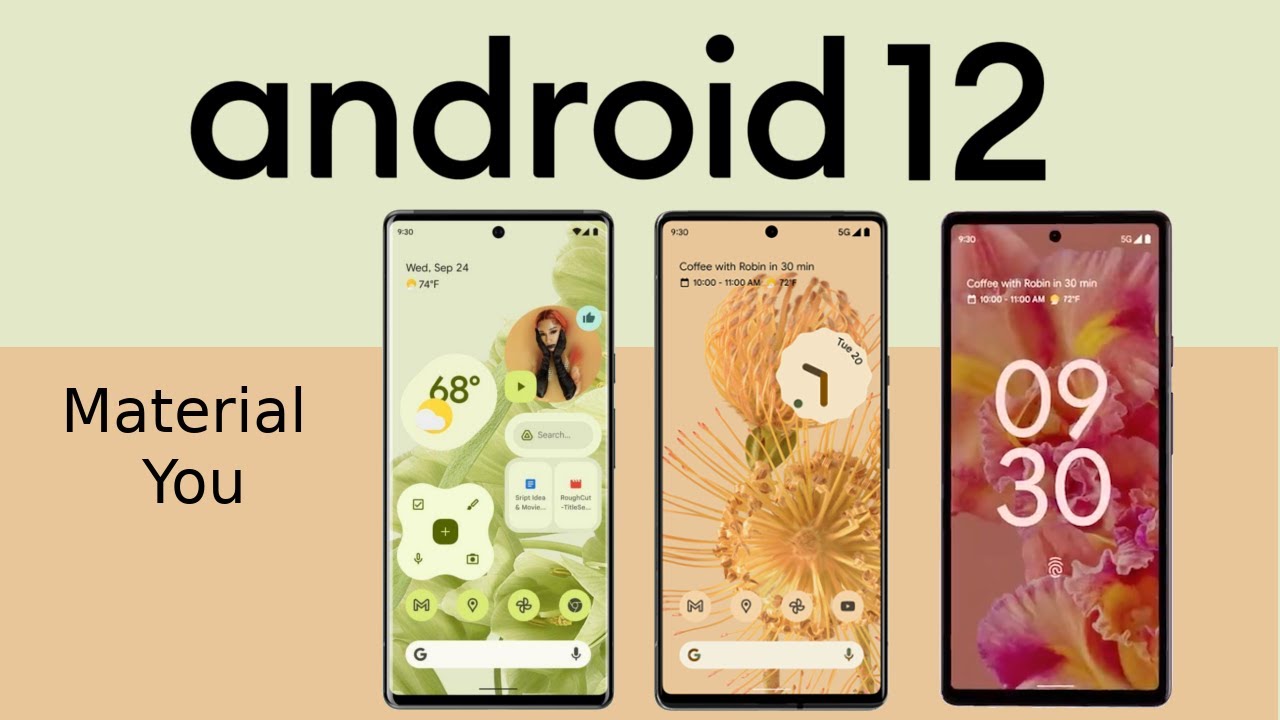 Android 12 material you | Android 12 features and update review malayalam