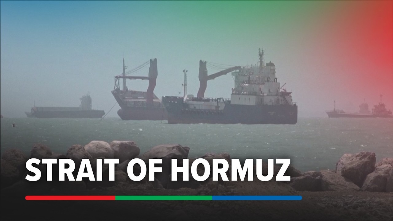 View of Strait of Hormuz with Iran-Oman talks underway on reopening