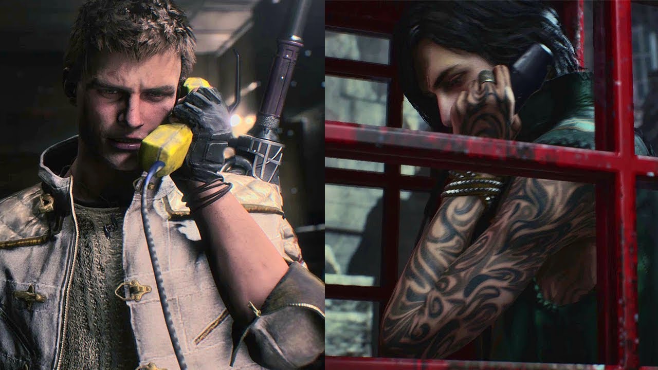 Devil May Cry 5 - Telephone Calls Cutscenes