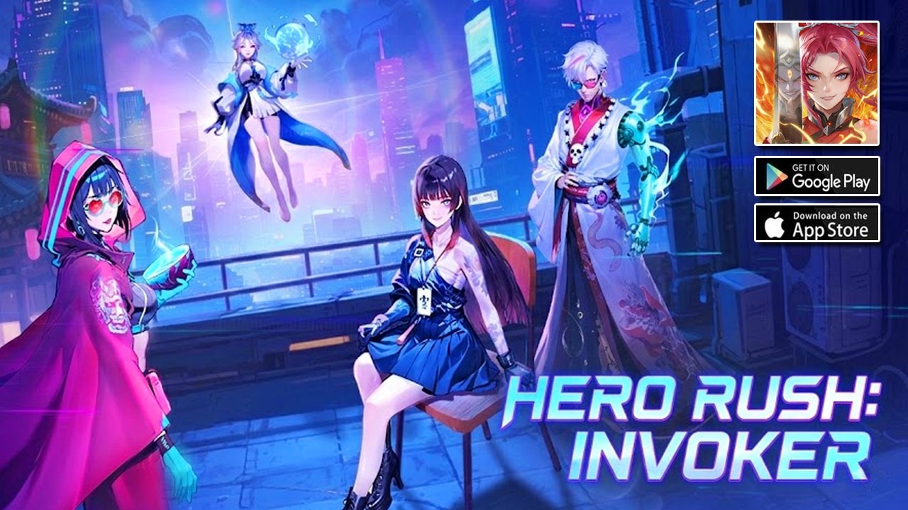 Hero Rush: Invoker Gameplay - Android Idle RPG