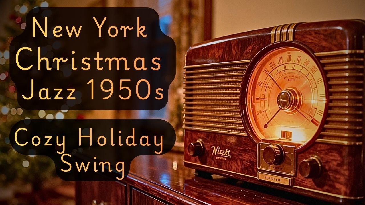 New York Christmas Jazz 1950s — Cozy Holiday Swing & Warm Vintage Vinyl Lounge