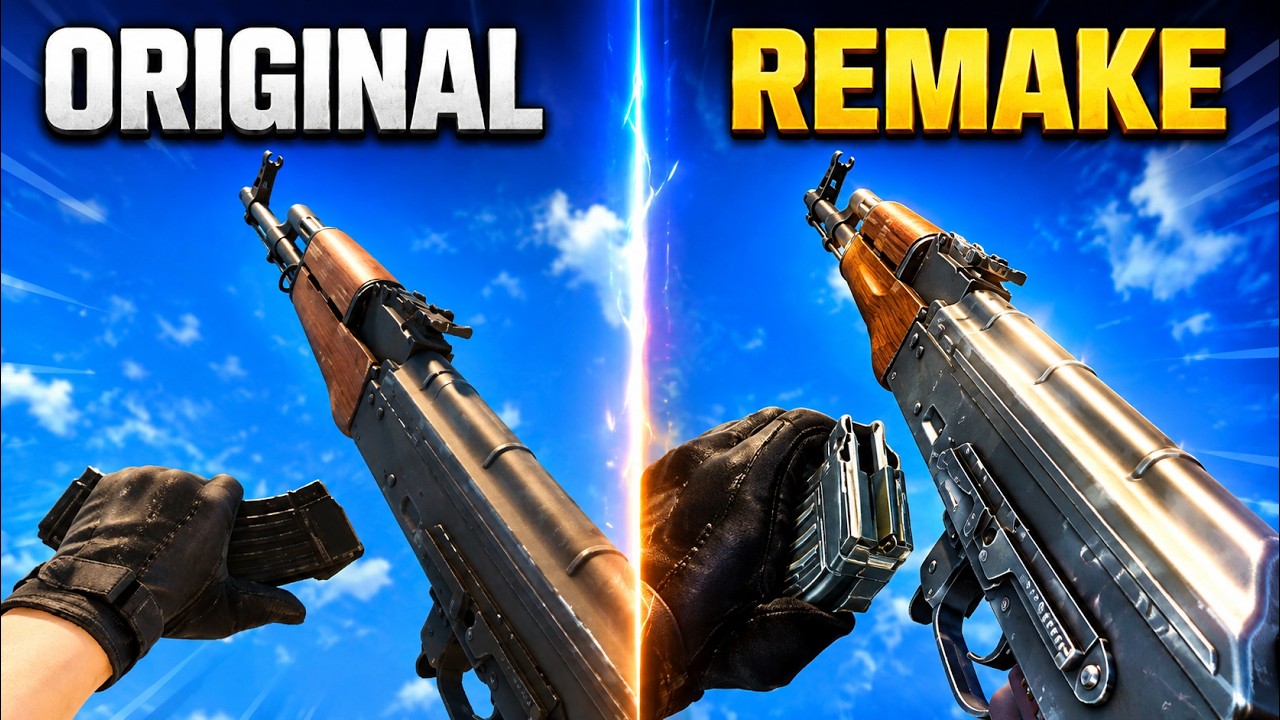 CS2 - Original vs Reanimated Weapons Comparison - 2025 Remake Showcase