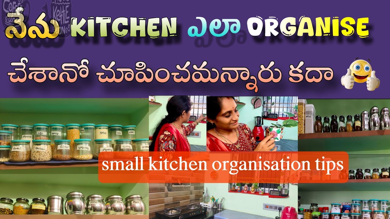 small kitchen organisation ideas and tips 👌💞#kitchenorganizationideas#nenunaillu