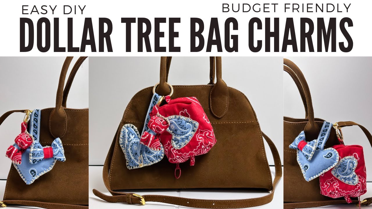 DOLLAR TREE DIY BAG CHARMS I DIY PURSE CHARMS I DIY BAG CHARMS I BUDGET FRIENDLY BAG CHARMS