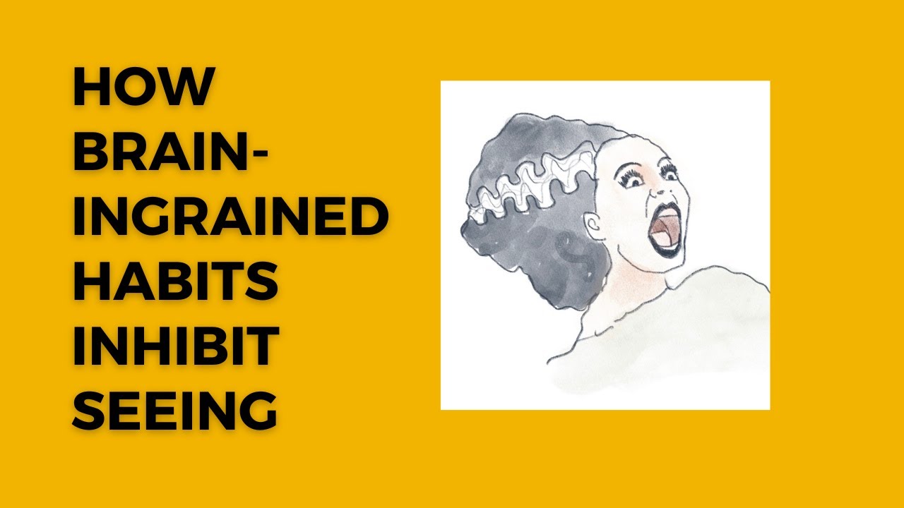 Brain-ingrained habits that inhibit seeing.
