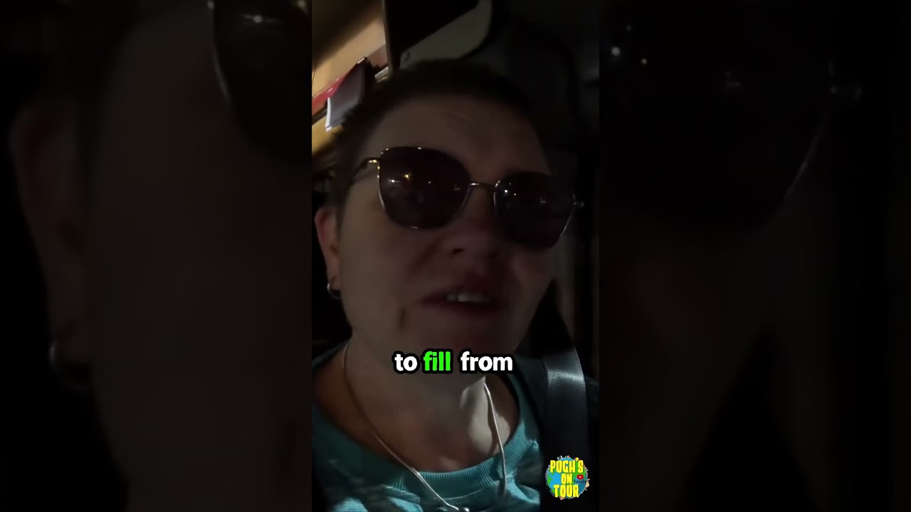 This is the real-life fuel panic every road-tripper dreads! 🤯 Watch them try to make it!