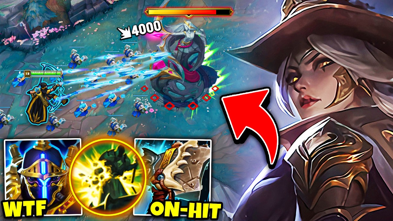 Ashe but I build Hullbreaker and destroy towers in 2 seconds (NEW Q BUFF)