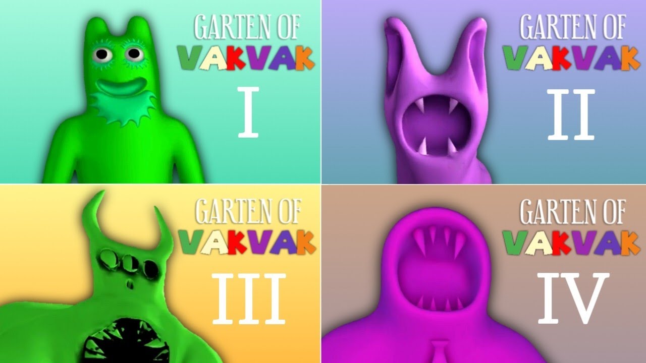 САД ВАКВАКА 1,2,3,4 Полный игровой процесс (Новая фан-игра Banban)