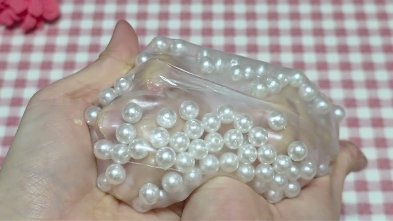 Crunchy Pearl Slime ASMR | Aggressive Play That Scratches Your Brain
