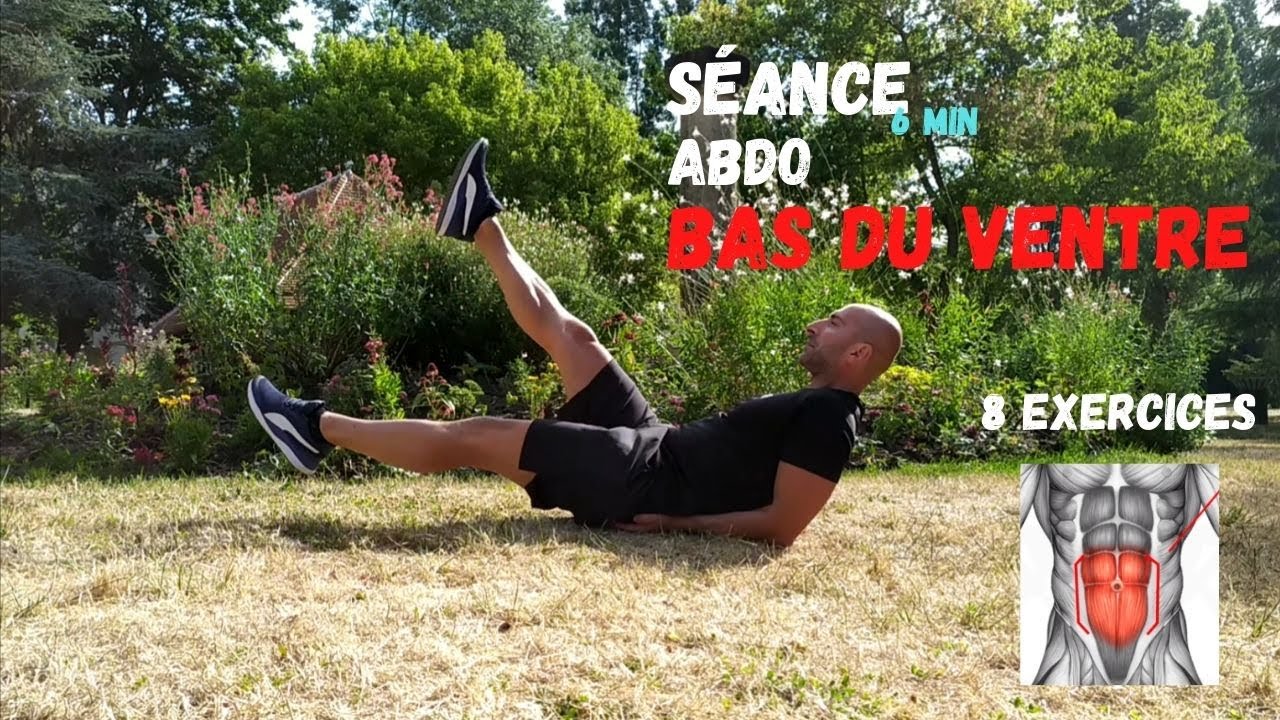 S&Eacute;ANCE ABDO BAS DU VENTRE POUR UN VENTRE PLAT (6 MIN)🔥🔥🔥🔥🔥