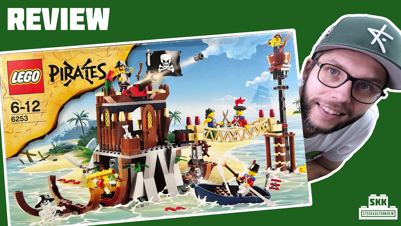 LEGO-Piraten-Abenteuer aus den 2000ern : LEGO® 6253 Shipwreck Hideout von 2009 [Review]
