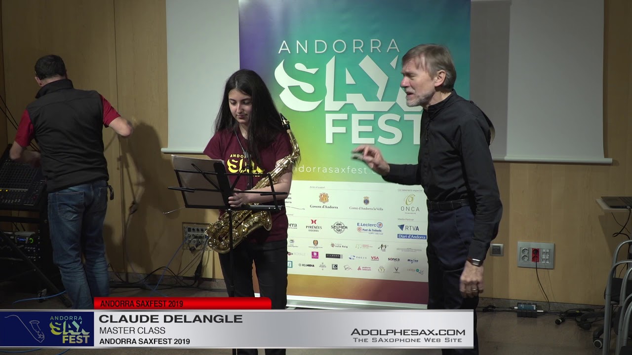 Andorra Saxfest 2019 - Claude Delangle Master Class