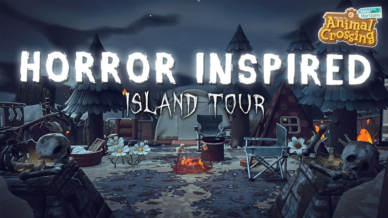 TERRIFYING HORROR MOVIE MYSTERY ISLAND TOUR! | Animal Crossing New Horizons