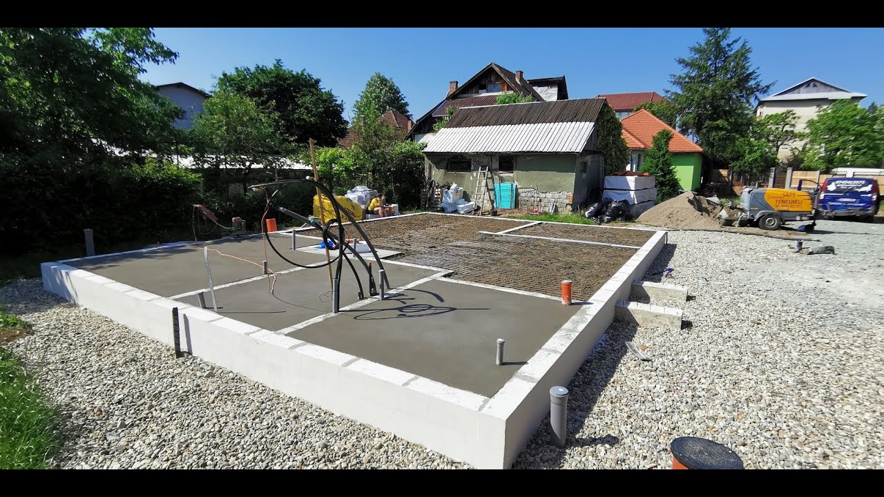 Fundatie casa pasiva Baia Mare - Passive house foundation