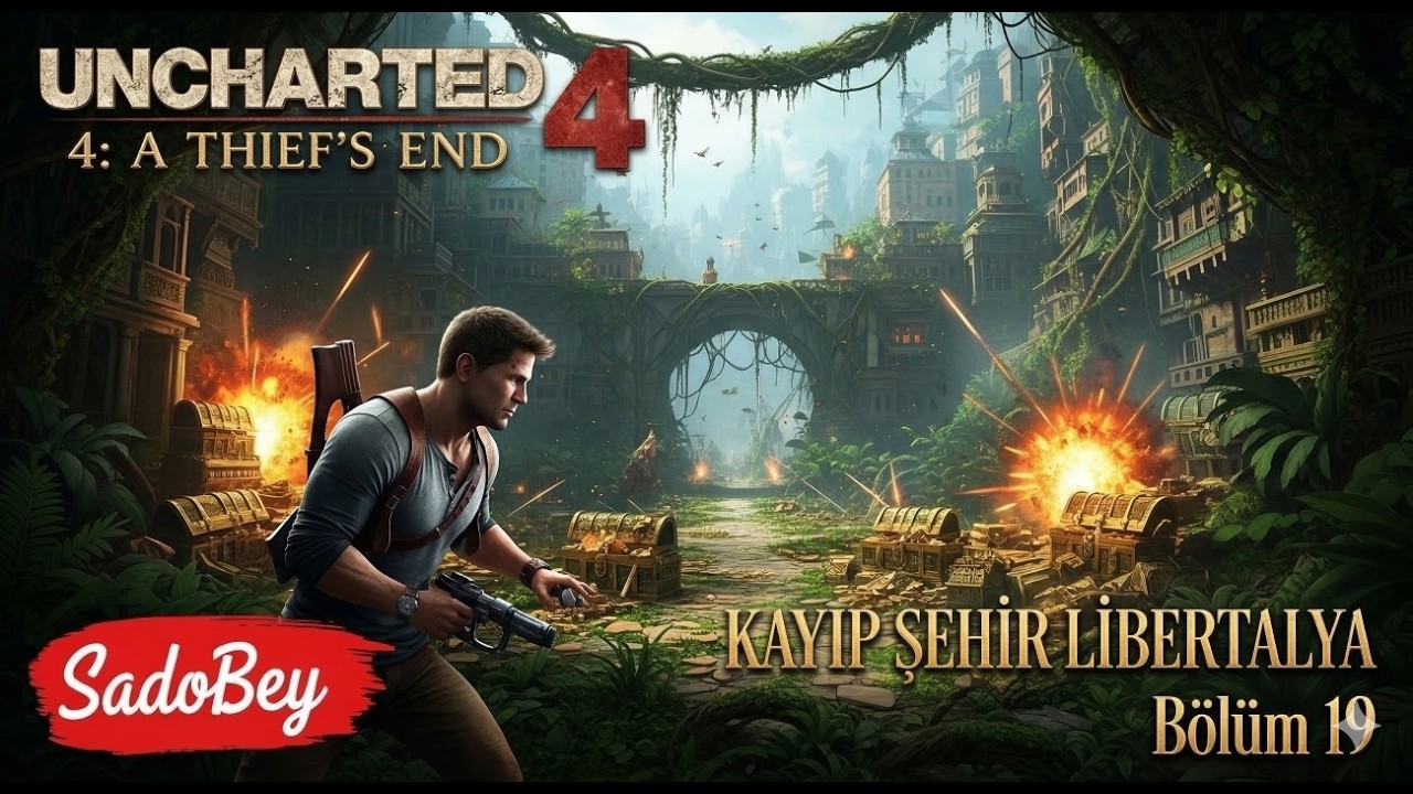 Uncharted 4: A Thief's End - Bölüm 19 | KAYIP ŞEHİR LİBERTALYA 🏴‍☠️💎
