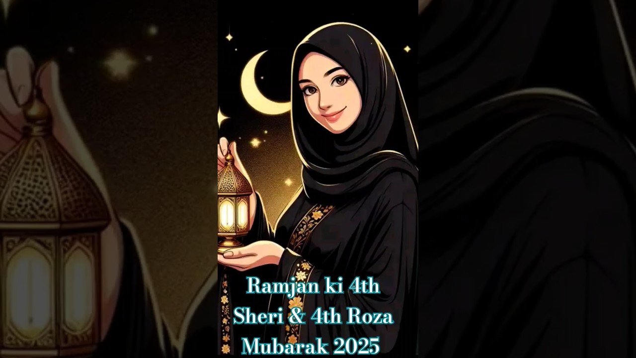 Ramjan ki 4th sheri 4th roza mubarak 2025 