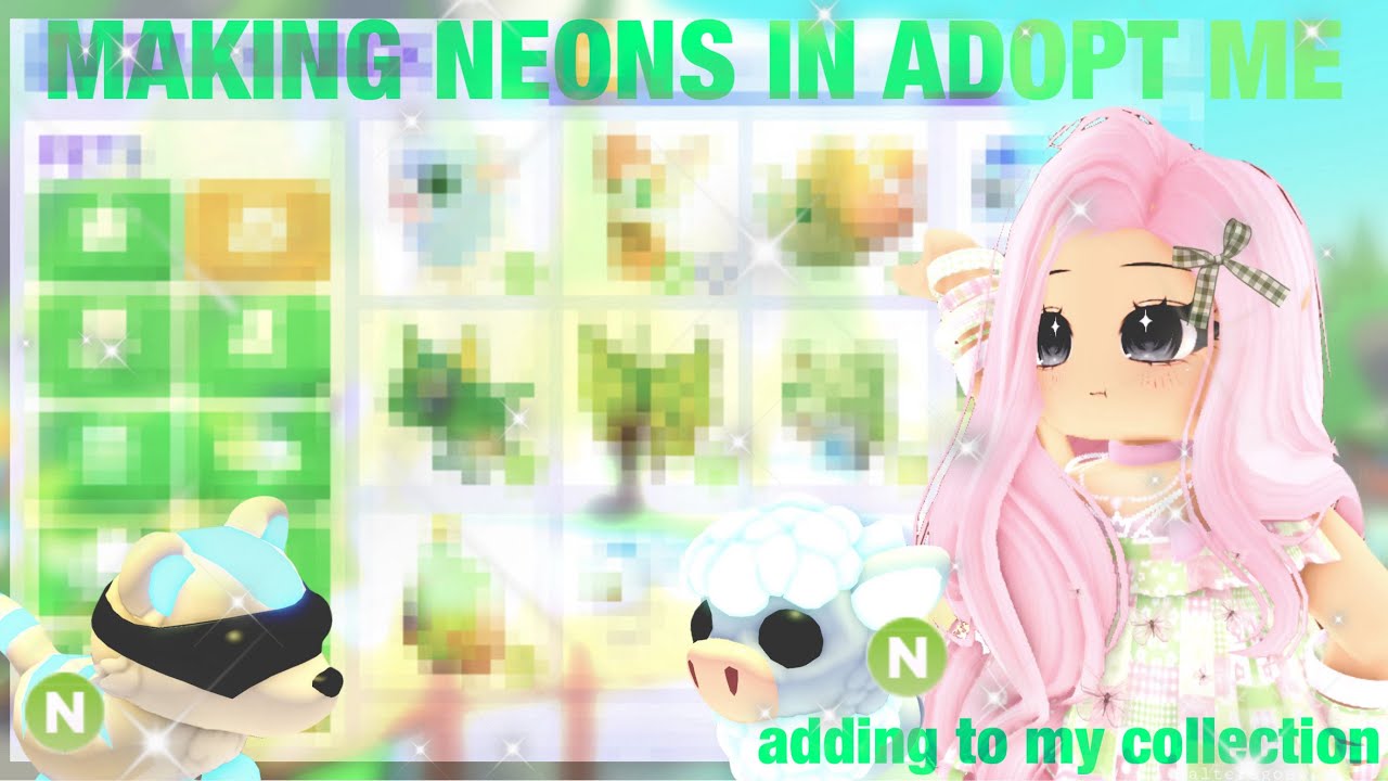 MAKING 9 NEONS IN ADOPT ME!! | Roblox