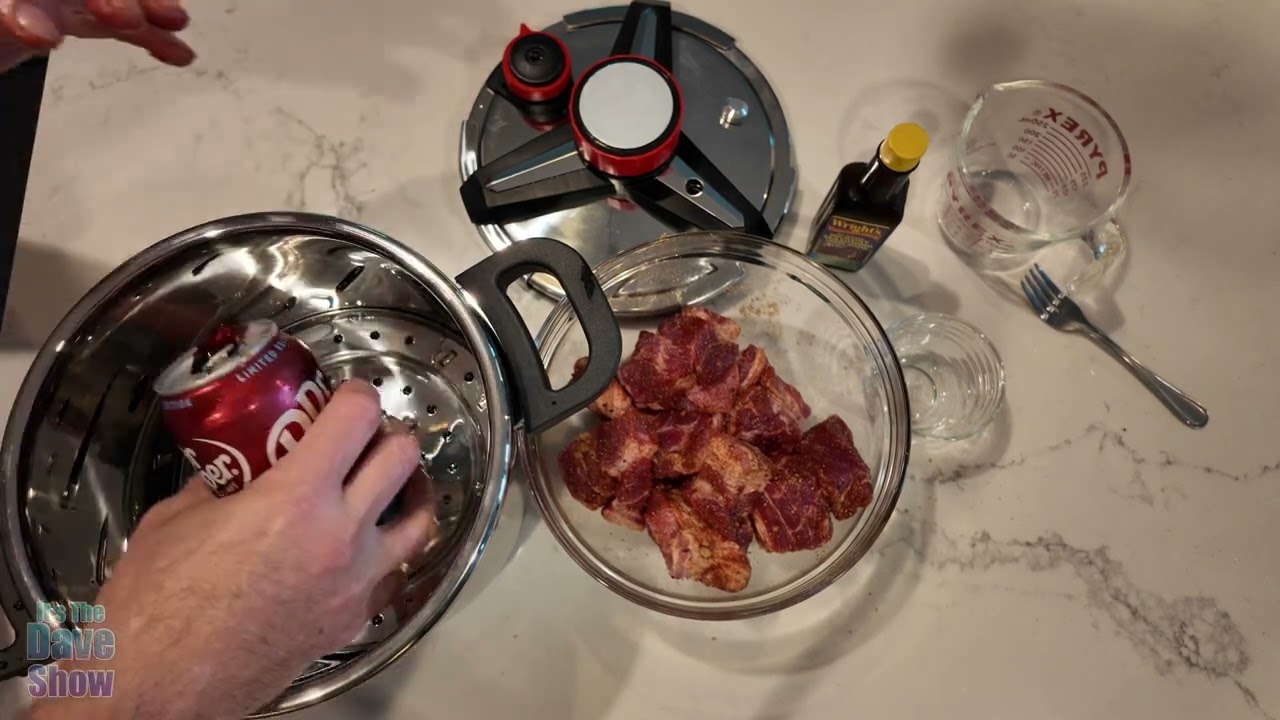 Cooking in a real pressure cooker, pulled pork!
