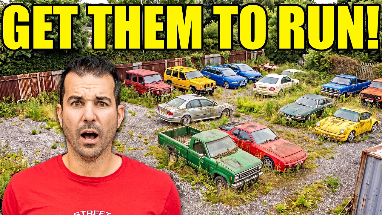 I WAS PAID BIG MONEY TO GET AN ABANDONED CAR COLLECTION RUNNING! EACH CAR I START HE SELLS AS-IS!