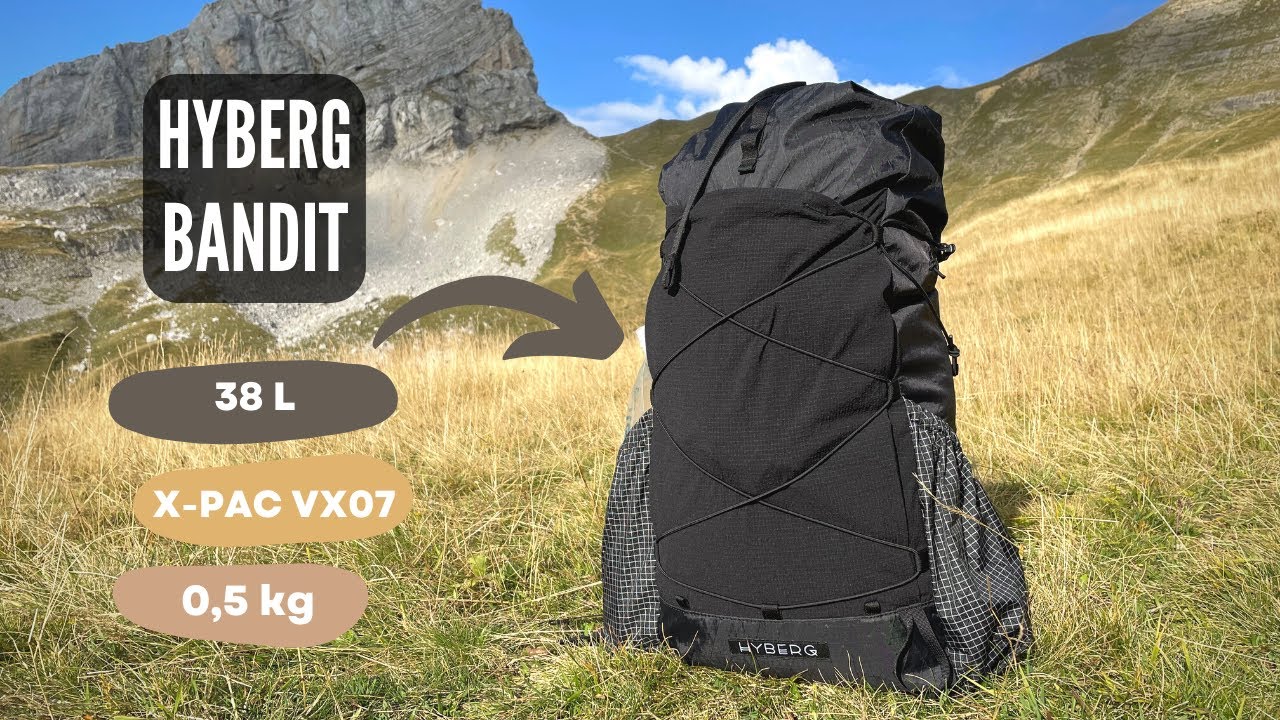 HYBERG BANDIT X : un SAC &Agrave; DOS ultra l&eacute;ger  | 38 L 510 g