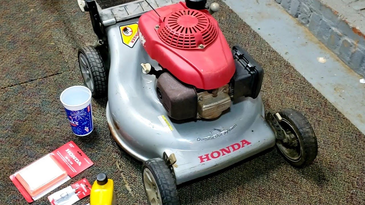 Mantenimiento completo de maquina de cortar pasto marca Honda