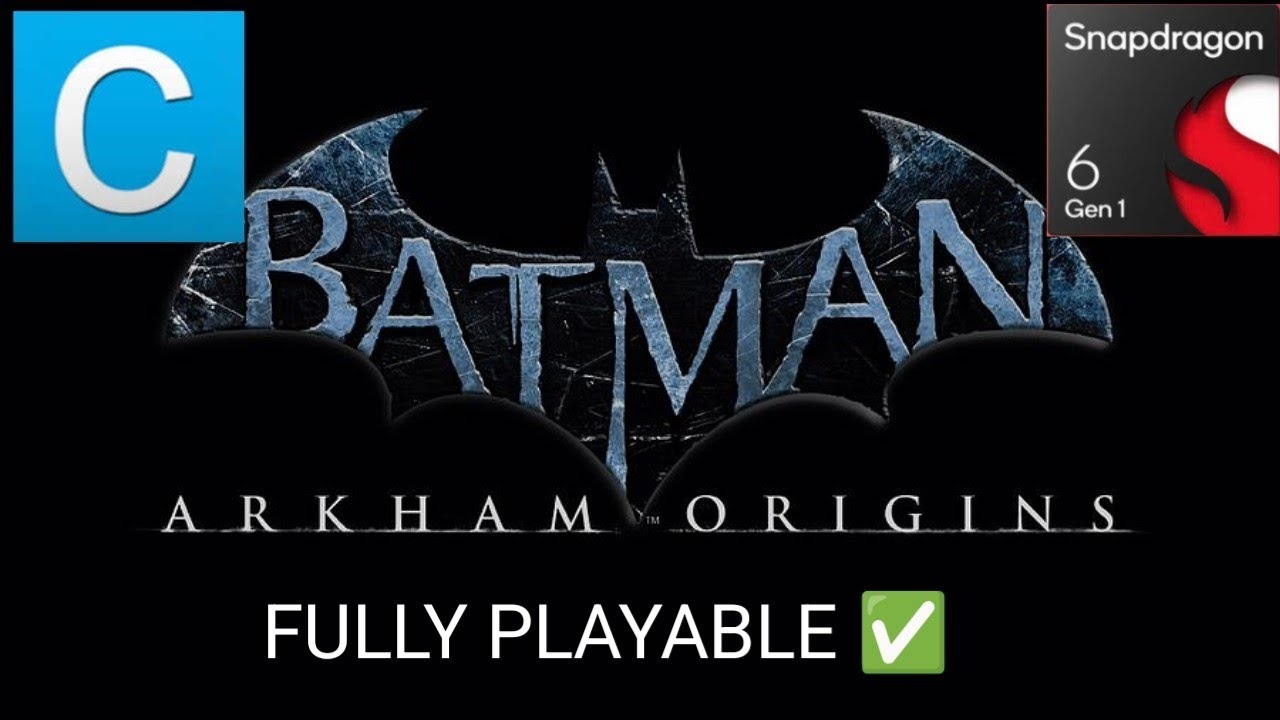 Batman Arkham Origins In Android | Snapdragon 6 Gen 1 | Cemu Emulator | Wil U Emulator 