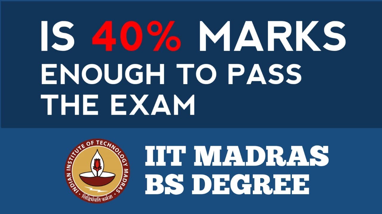 IIT Madras BS Degree Passing Score EXPLAINED 🔥 | How Much Total Score Do You REALLY Need?