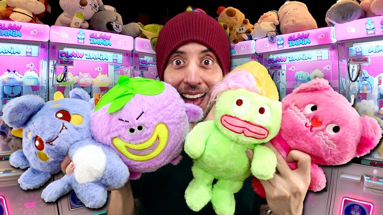 ENCONTRE un lugar para JUGAR y GANAR muchos PELUCHES!!!