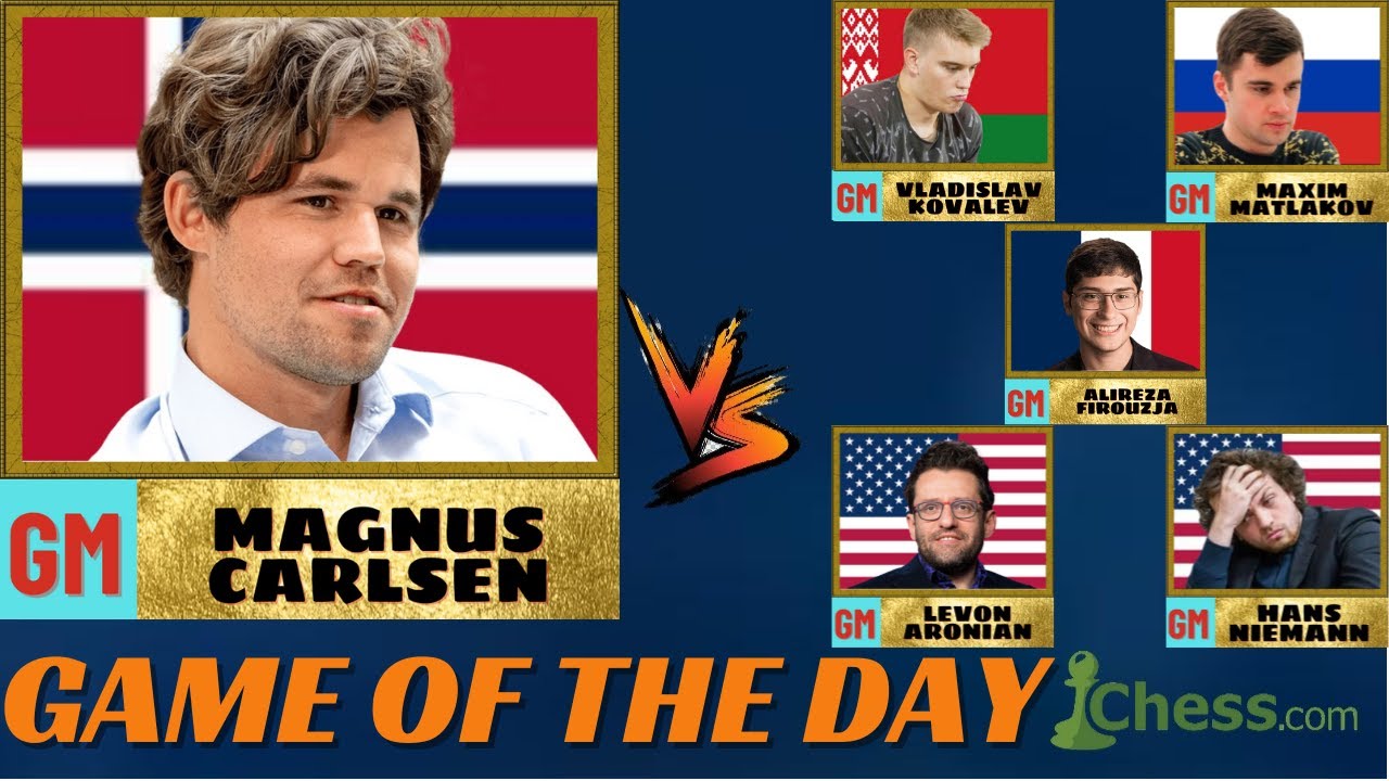 Chess: Magnus Carlsen | Game of the day