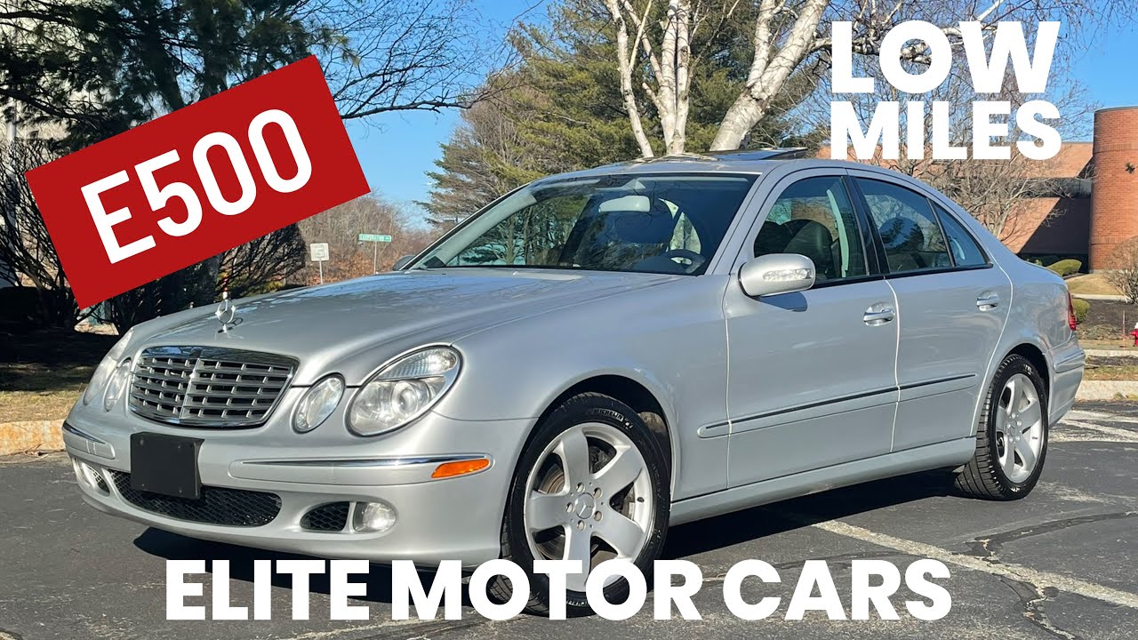 2006 Mercedes E 500 4Matic Sedan. Low Miles! Offered For Sale By Elite Motor Cars Of Peabody Sold