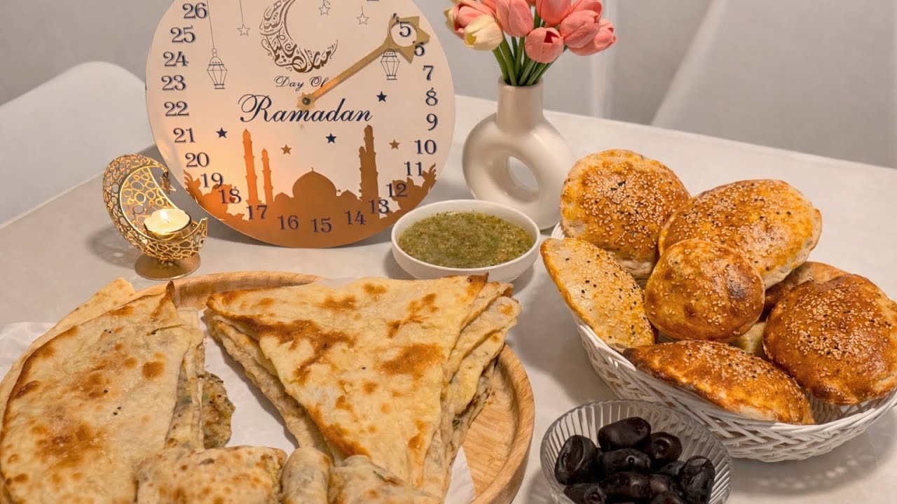 Traditional Afghani Bolani with Potatoes and Green Onions| IFTAR SPEZIAL| بولانی برای افطار 🌙🍽️