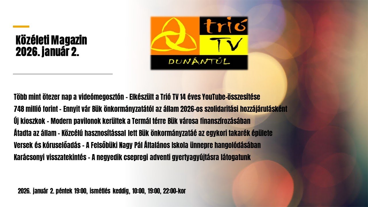 Közéleti Magazin 2026. január 2.