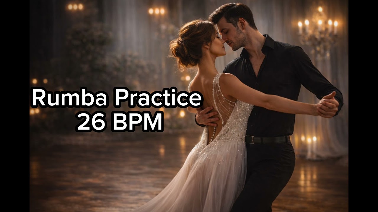 Rumba Practice 26 BPM | Arm Styling & Expression | Latin Dance Training